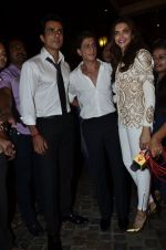 Sonu Sood, Deepika Padukone, Shahrukh Khan at ABP Mazha party in ITC Maratha on 19th Oct 2014